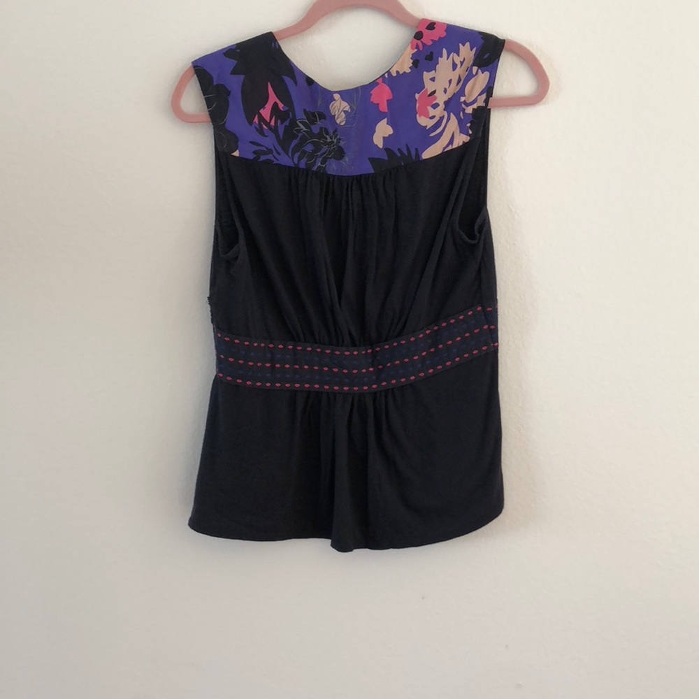 Plenty by Tracy Reese black sleeveless top - Picture 2 of 4